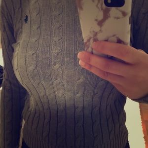 Ralph Lauren gray knit